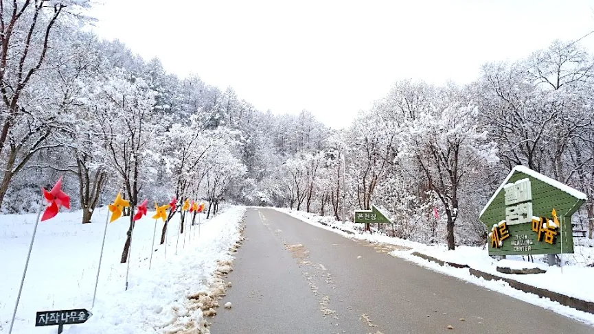 필례 게르마늄 온천 사진